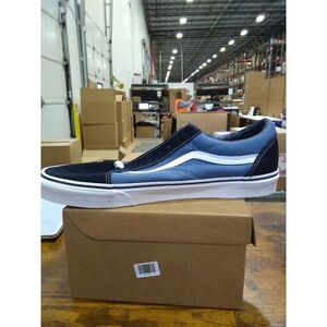 VANS Old Skool Navy & White Shoe 14Men